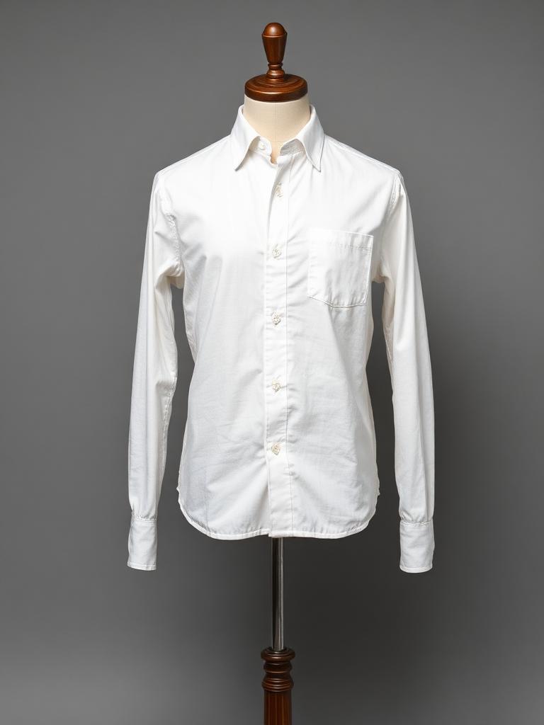 Junior White Linen Shirt